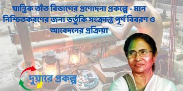 যান্ত্রিক তাঁত বিভাগের প্রণোদনা প্রকল্পে – মান নিশ্চিতকরণের জন্য ভর্তুকি সংক্রান্ত সম্পূর্ণ বিবরণ ও আবেদন পদ্ধতি